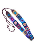 Multicolour Crochet Granny Square Tie up Belt