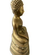 Hollow Brass Buddha Statue 17cm