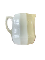 Mini porcelain creamer with dainty purple & pink floral design