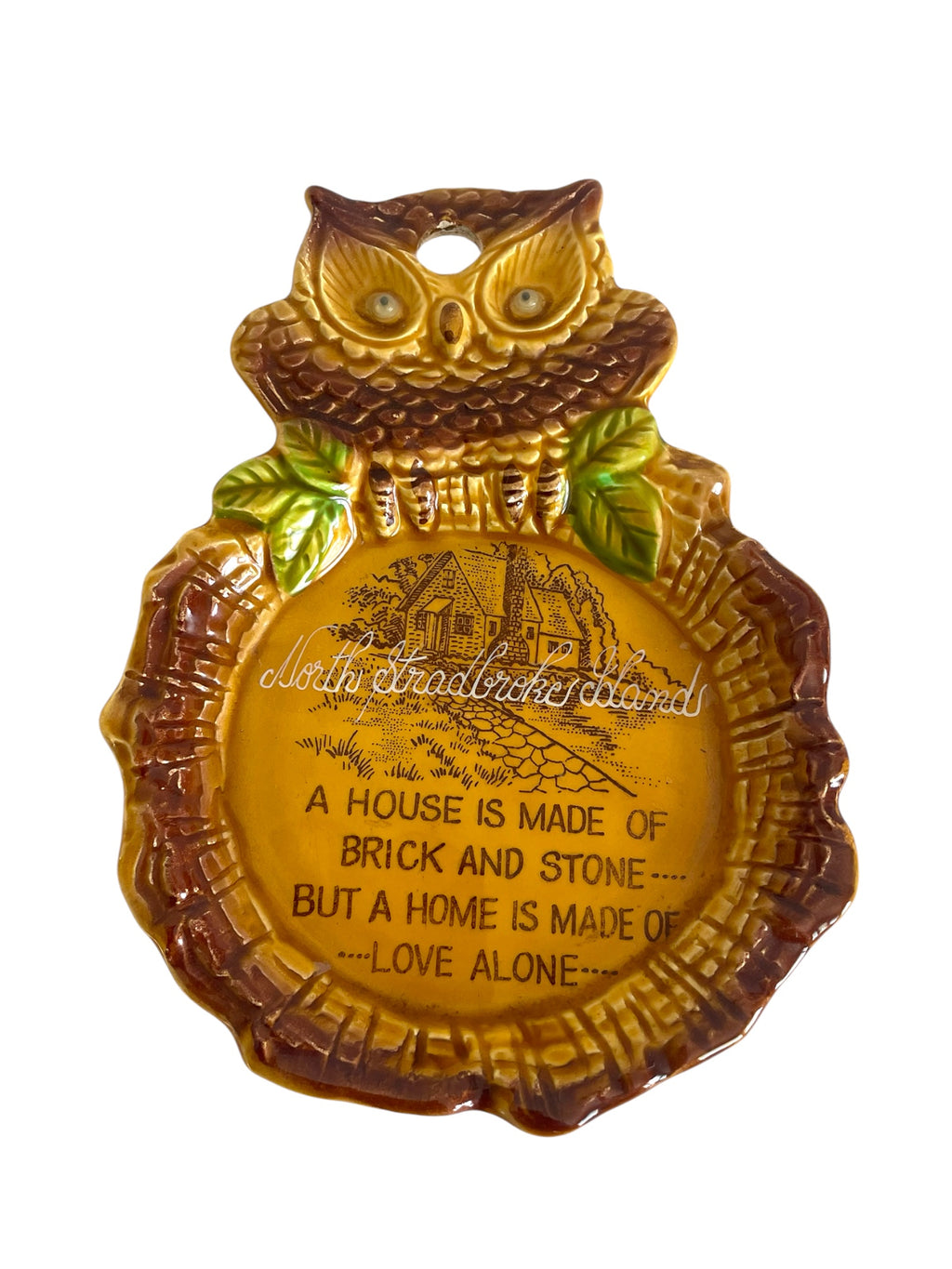 Ceramic Owl Spoonrest