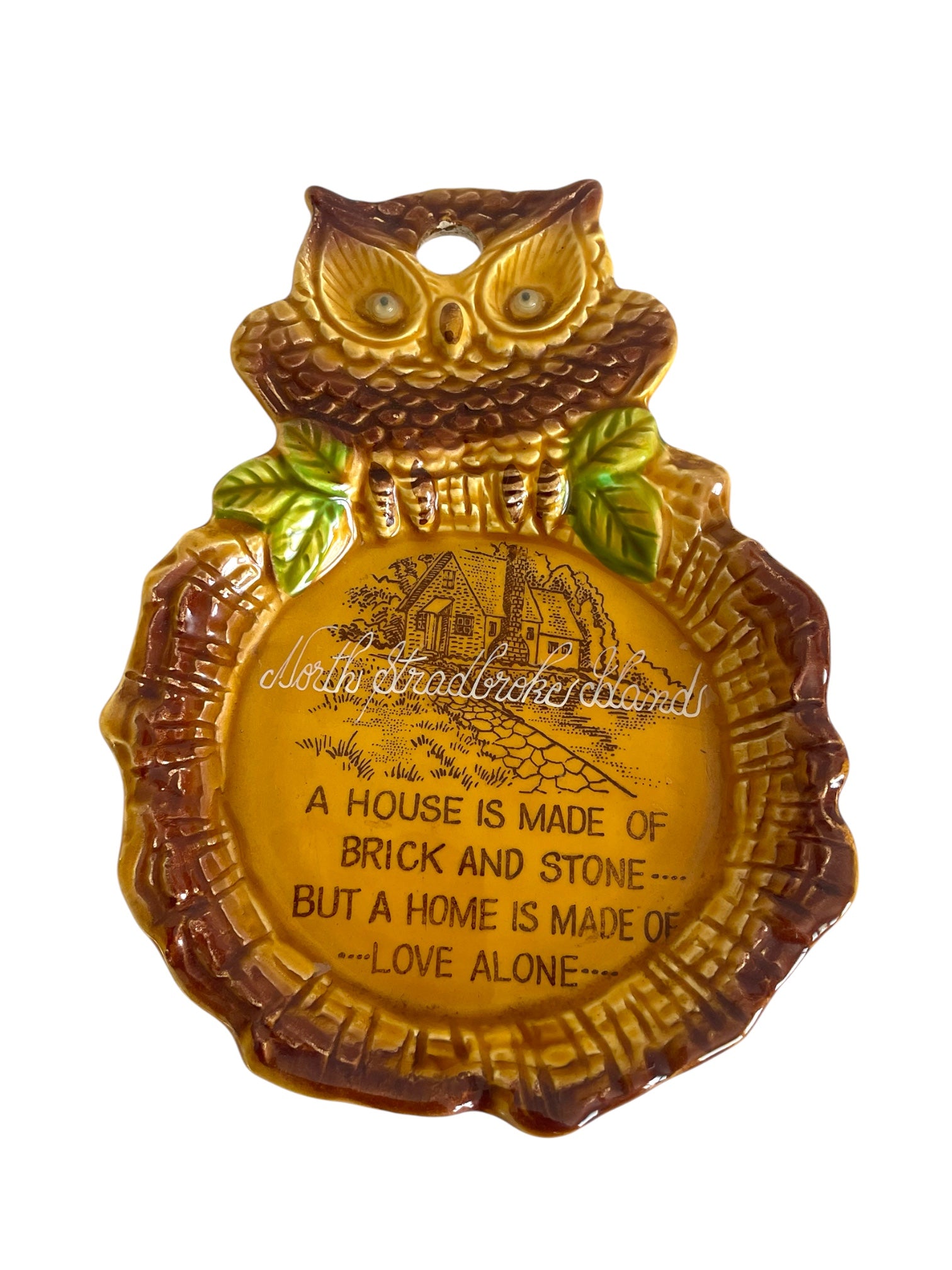Ceramic Owl Spoonrest