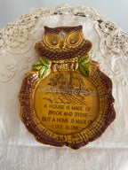 Ceramic Owl Spoonrest