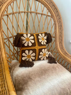 Decorative Retro Daisy Granny Throw Cushion