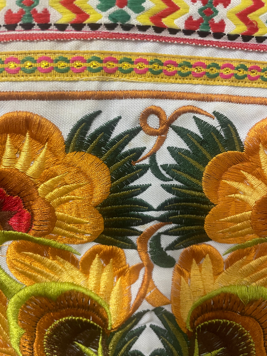 Sam Well Embroidered Hmong Clutch/Travel Pouch