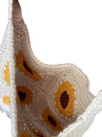 Crochet Sunflower Tote Bag