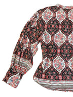Floral patterned Long Sleeve Hippie Top