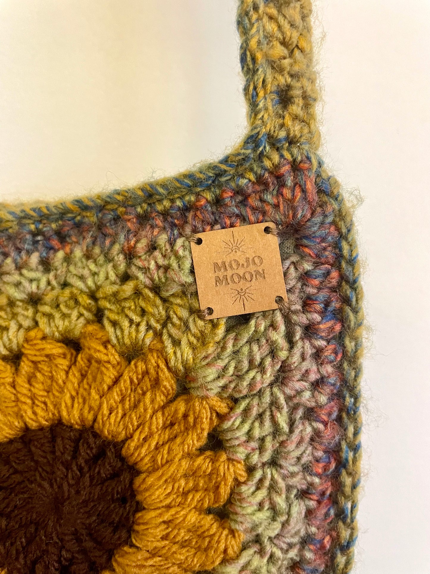 Mojo Moon Crochet Sunflower Bag