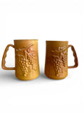 Vintage Diana Nefertiti Studio Beer Mugs Set of 2