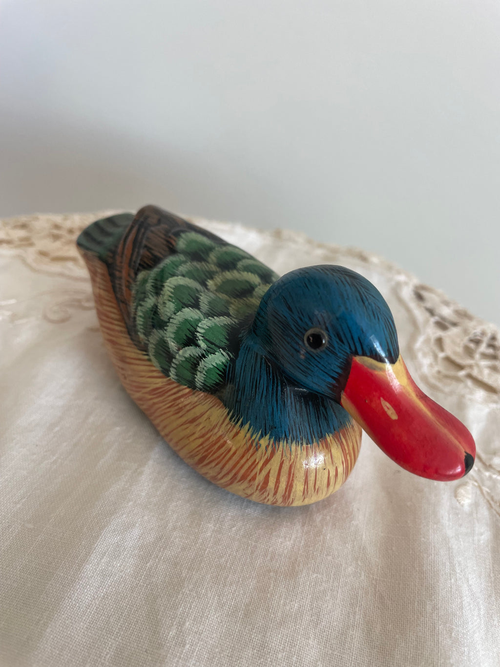 1960s Ceramic Mallard Duck