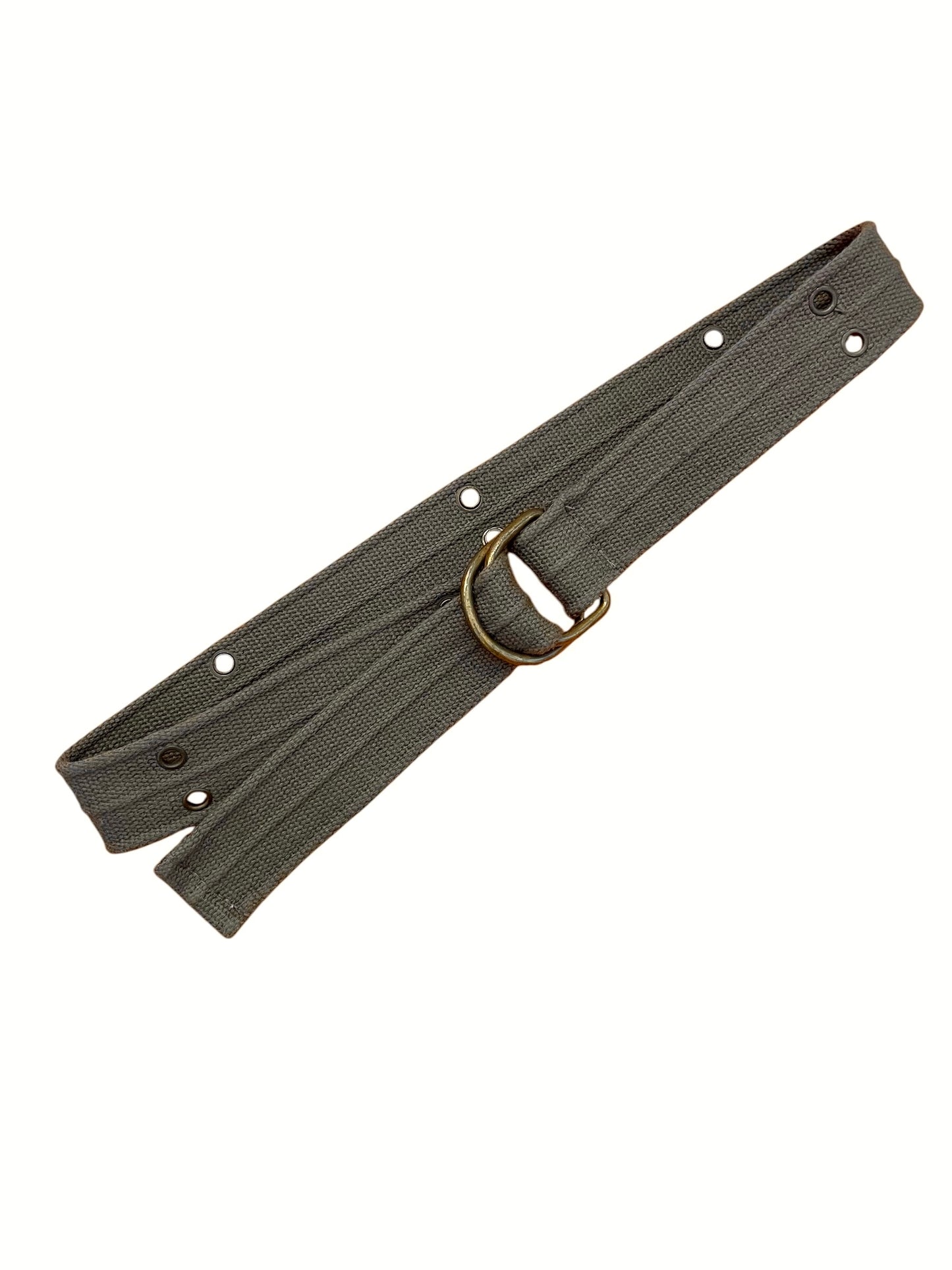 Khaki Miltary Style Heavy Canvas Belt