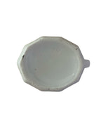 Mini porcelain creamer with dainty purple & pink floral design