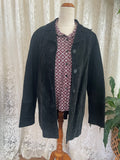 Black suede jacket Sz 12