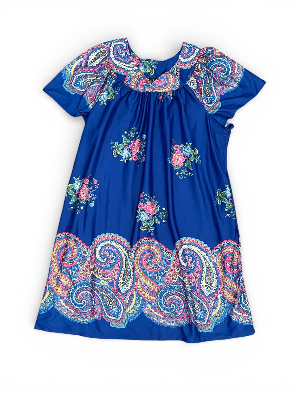 Vintage Blue Muumuu by Granada New York - Sz 3X