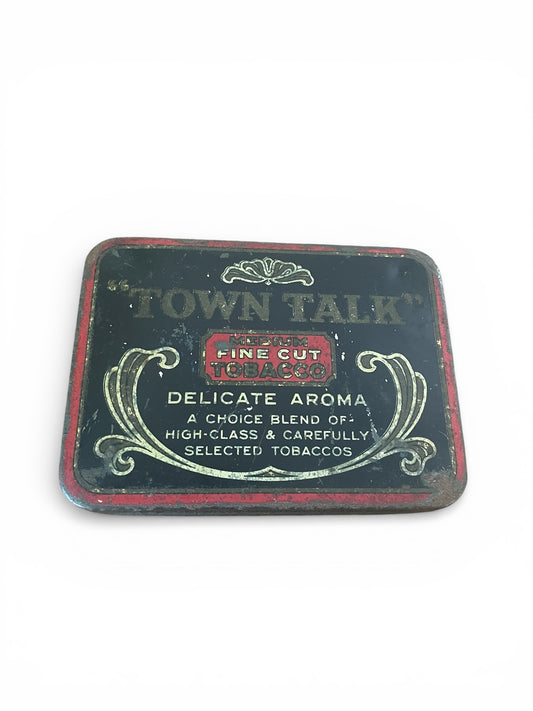Town Talk Vintage Tobacco Tin
