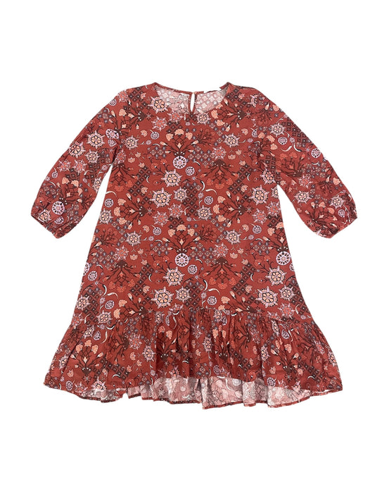 Boho Long Sleeve Mini Dress