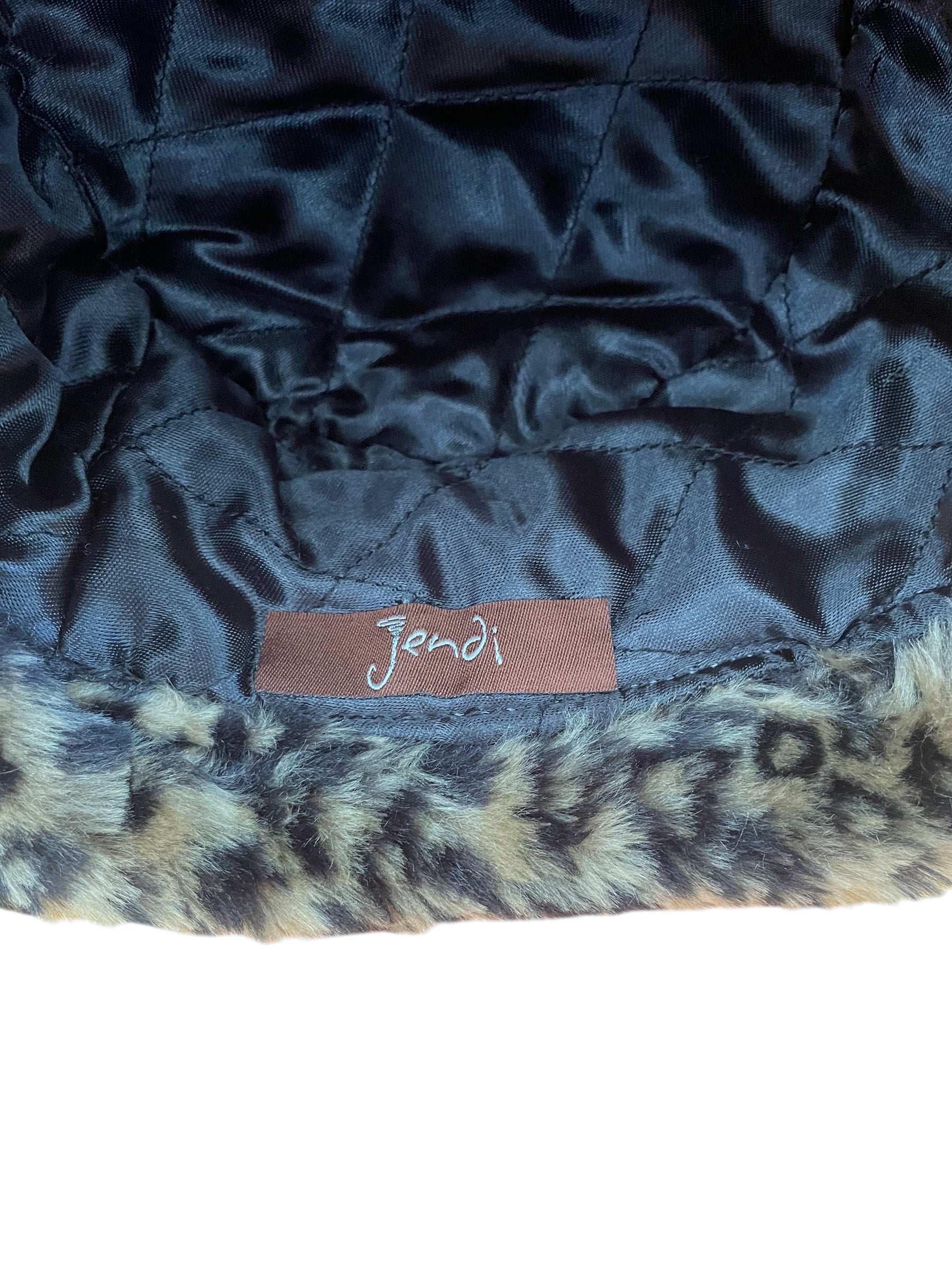 Leopard Print Faux Fur Hat