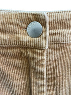 Tan Corduroy Mini Skirt - Sz 12