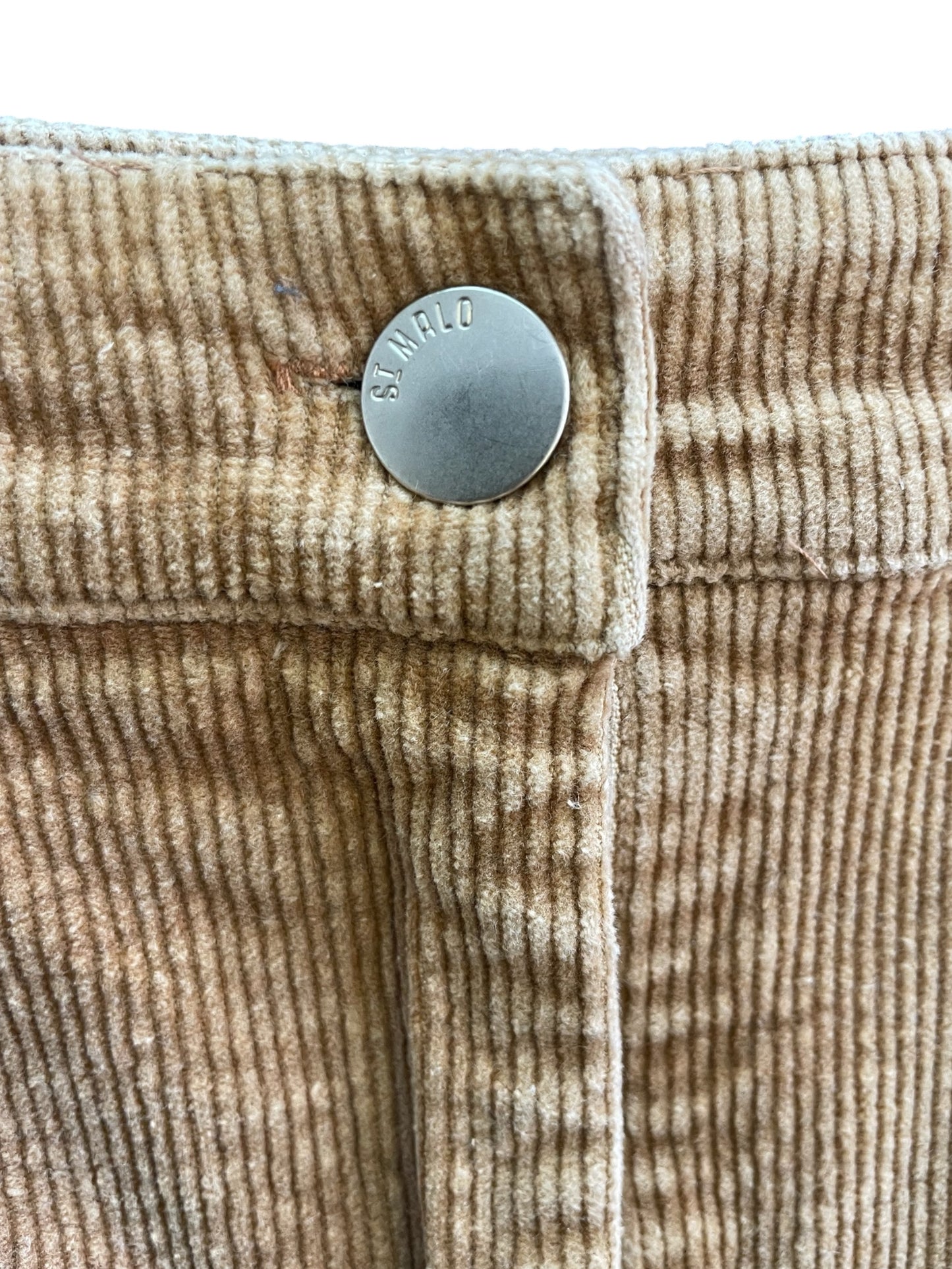 Tan Corduroy Mini Skirt - Sz 12