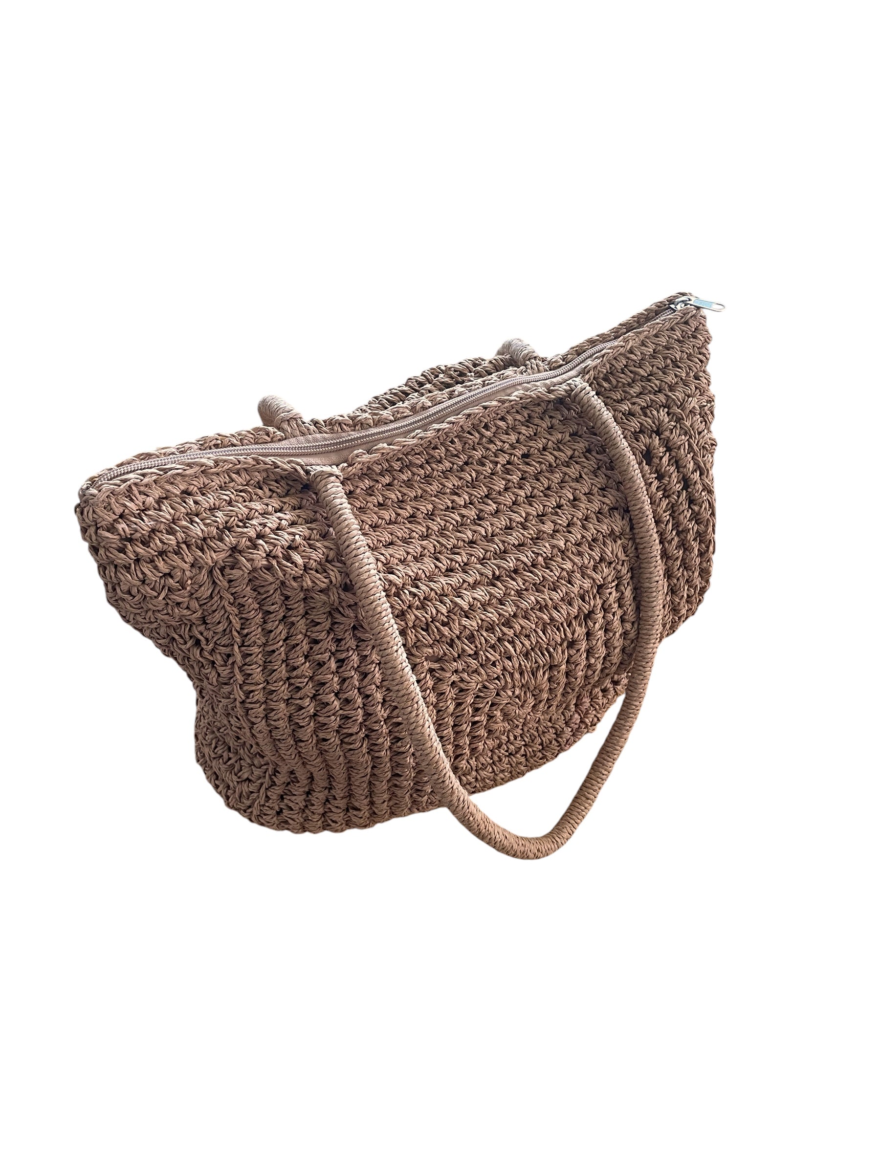 Woven Paper Tote Bag
