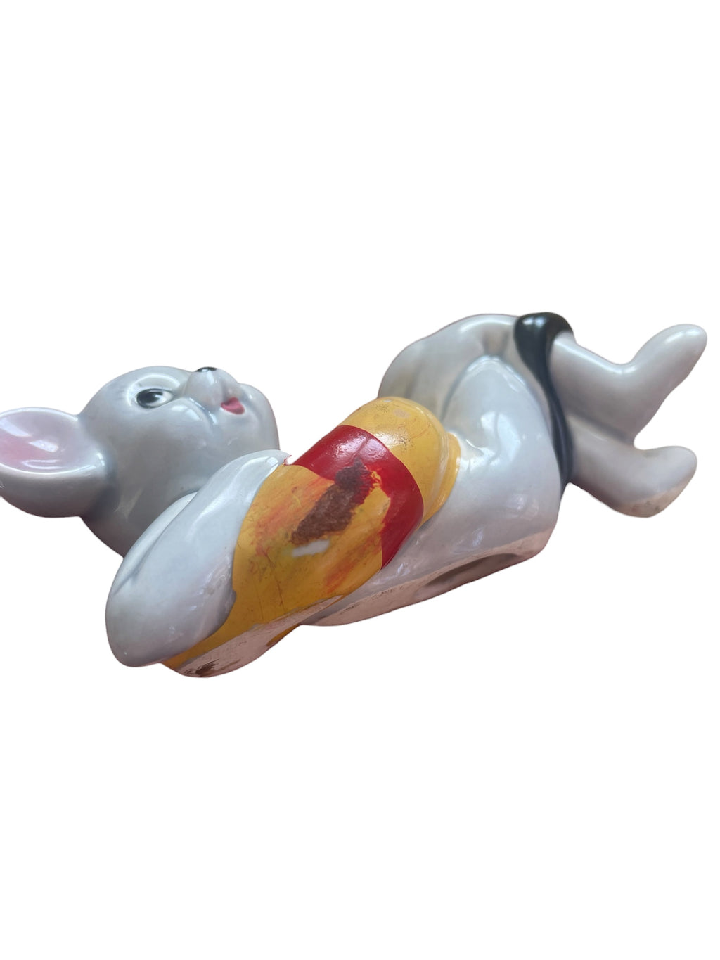 Bathing Beauty Vintage Ceramic Mouse with Life Preserver