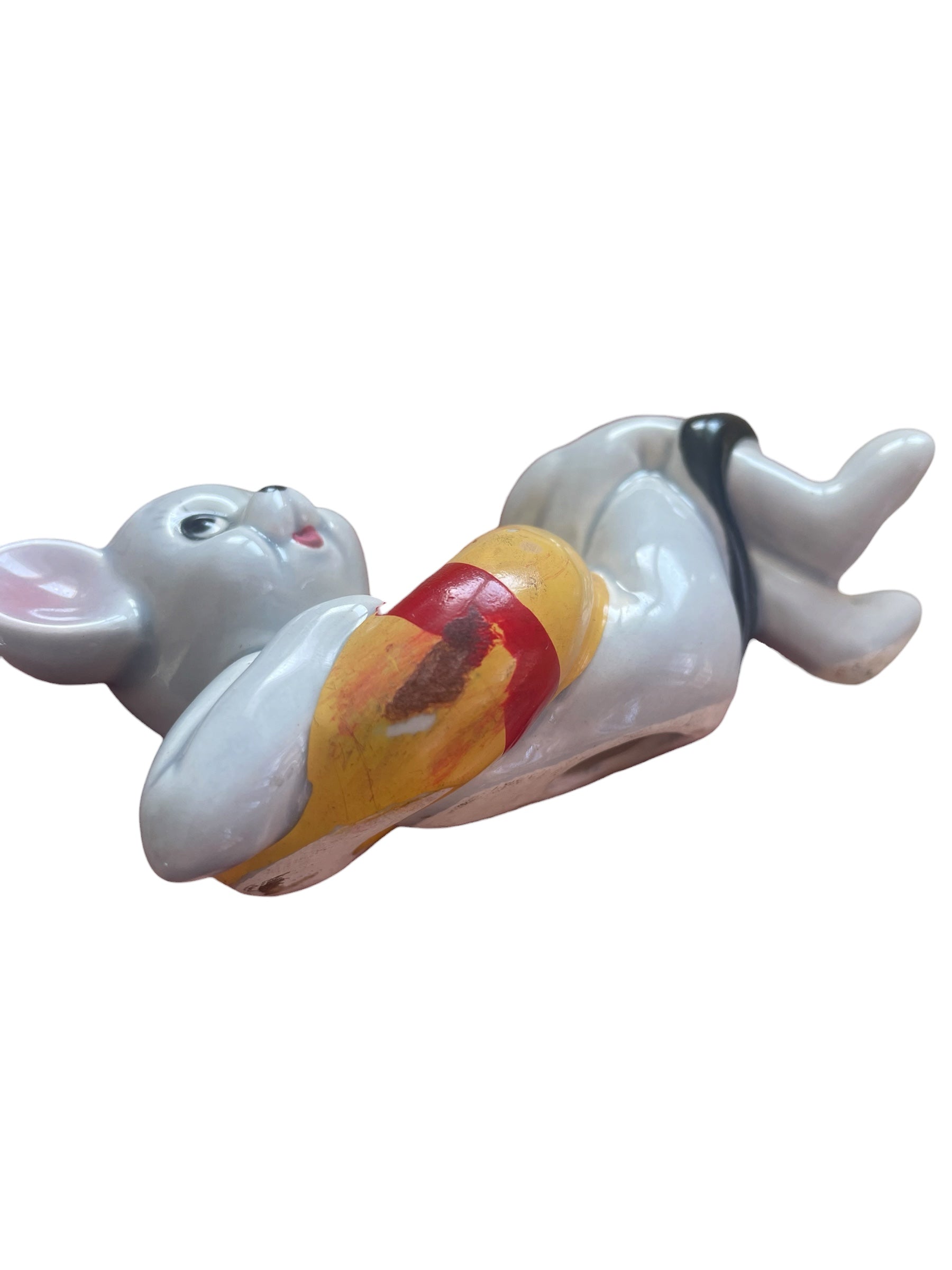 Bathing Beauty Vintage Ceramic Mouse with Life Preserver