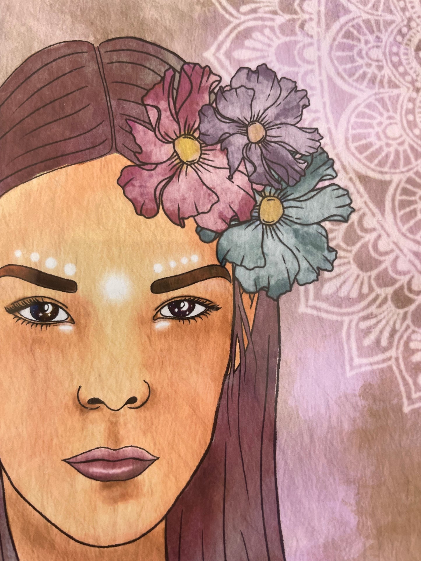 Framed Print “Luna Eyes” Original Artwork