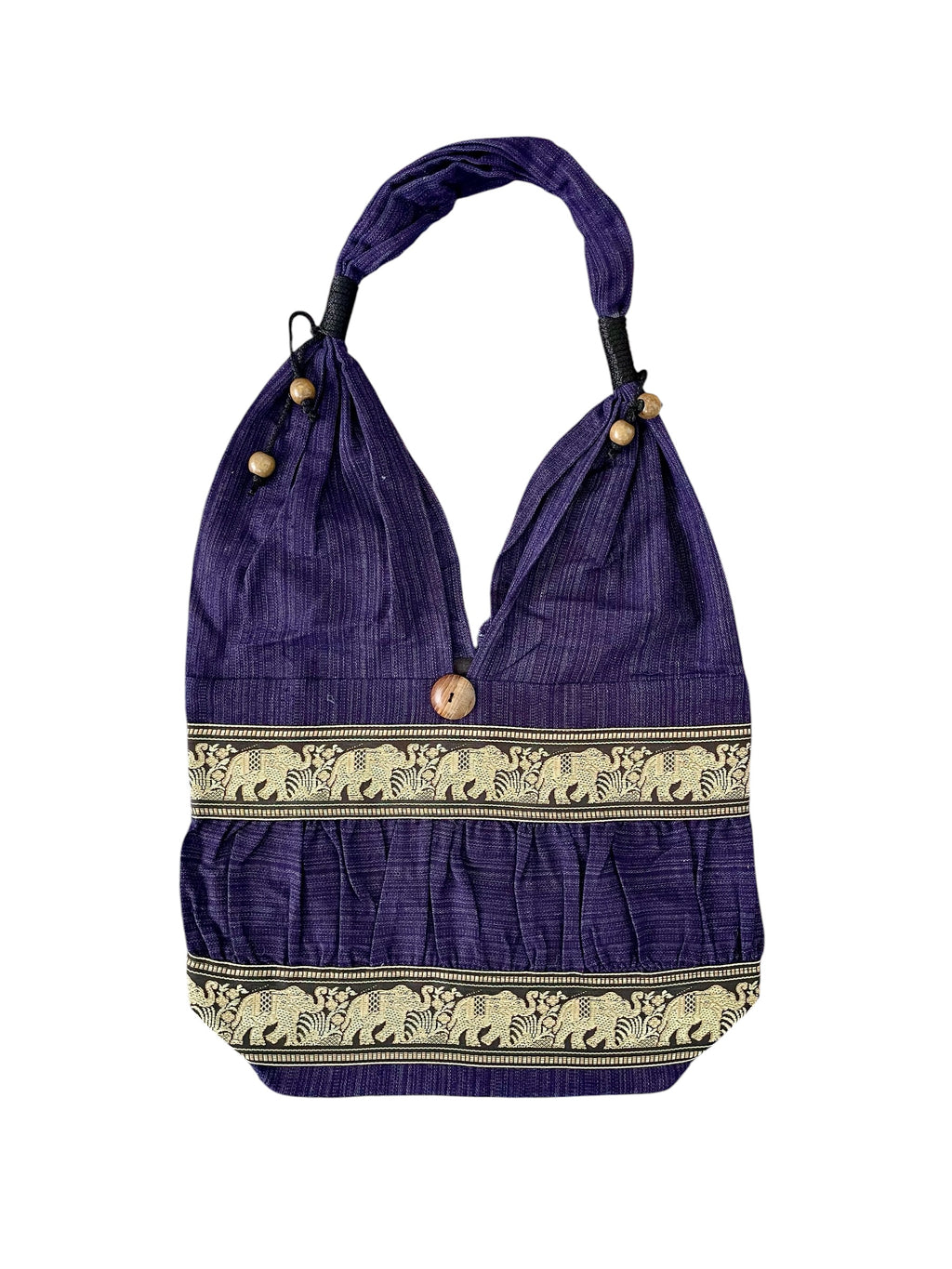 Hobo Style Elephant Cotton Bag