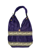 Hobo Style Elephant Cotton Bag