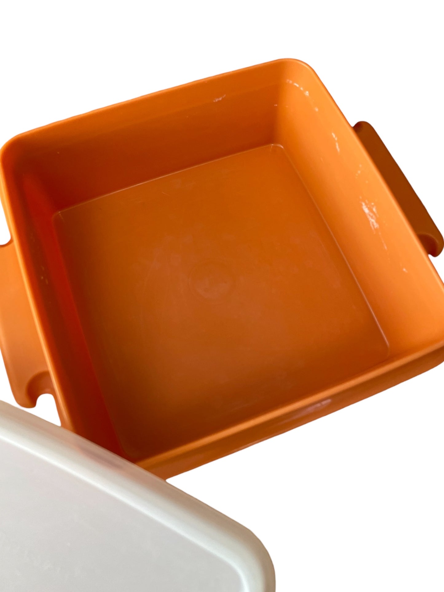 Set of 3 Vintage Square Tupperware Containers