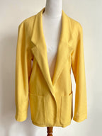 Vintage 1980s KGR 100% Pure New Wool Longline Blazer (Made in USA) - Size AU 10