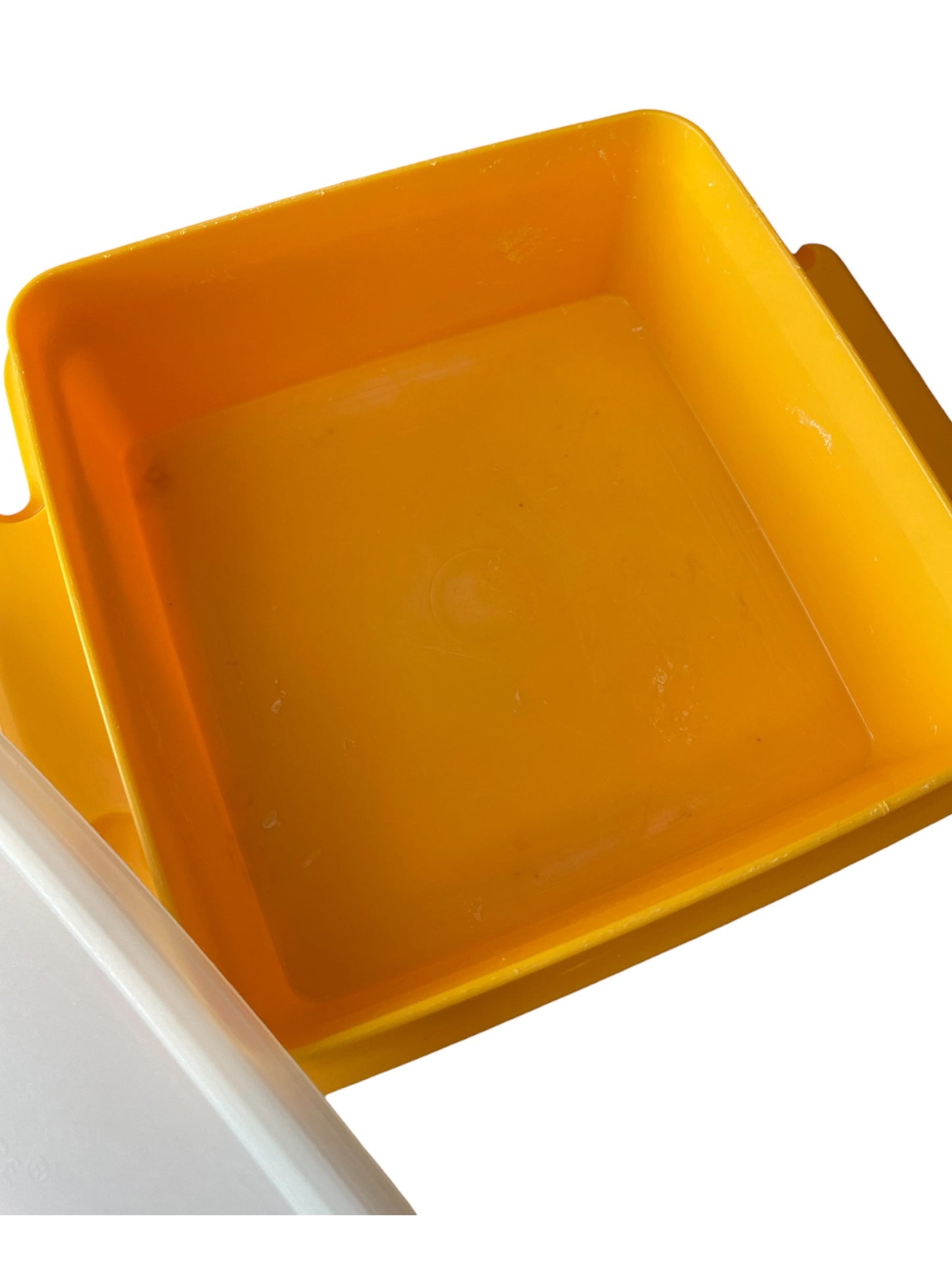 Set of 3 Vintage Square Tupperware Containers