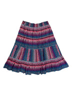 Tribal print Midi Skirt