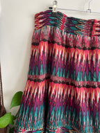 Tribal print Midi Skirt