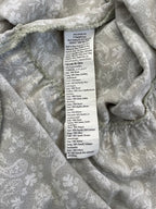 Long Sleeve Sage Paisley Print Dress