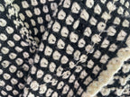 Black & white knitted tunic