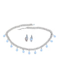 Gold Tone Belly Belt with Howlite Drops
