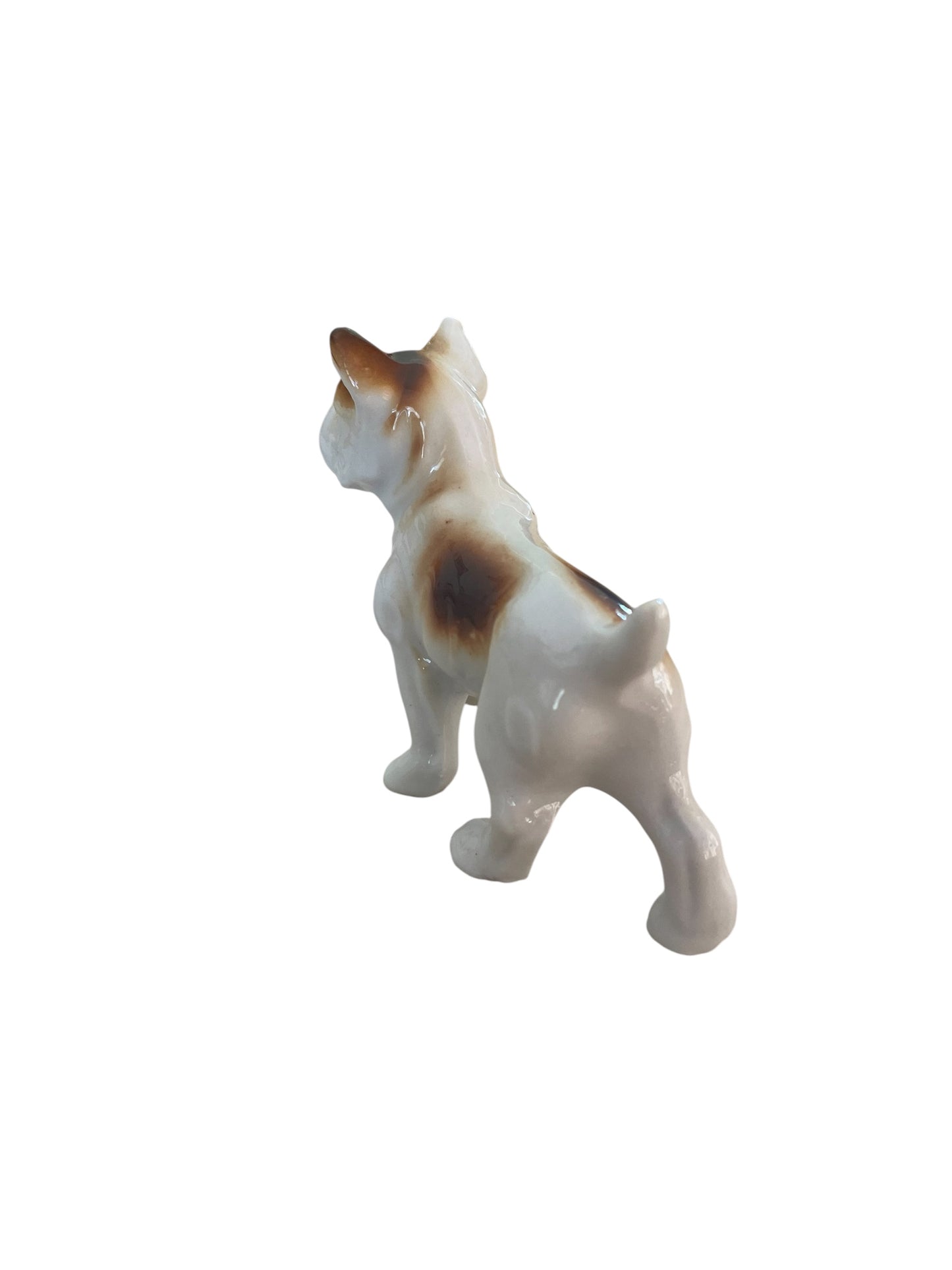 Vintage Porcelain Bulldog Kitsch Miniature figurine