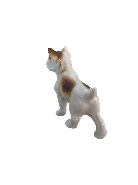 Vintage Porcelain Bulldog Kitsch Miniature figurine