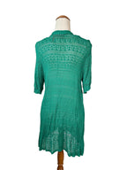 Green shirt sleeve cardigan - Millers