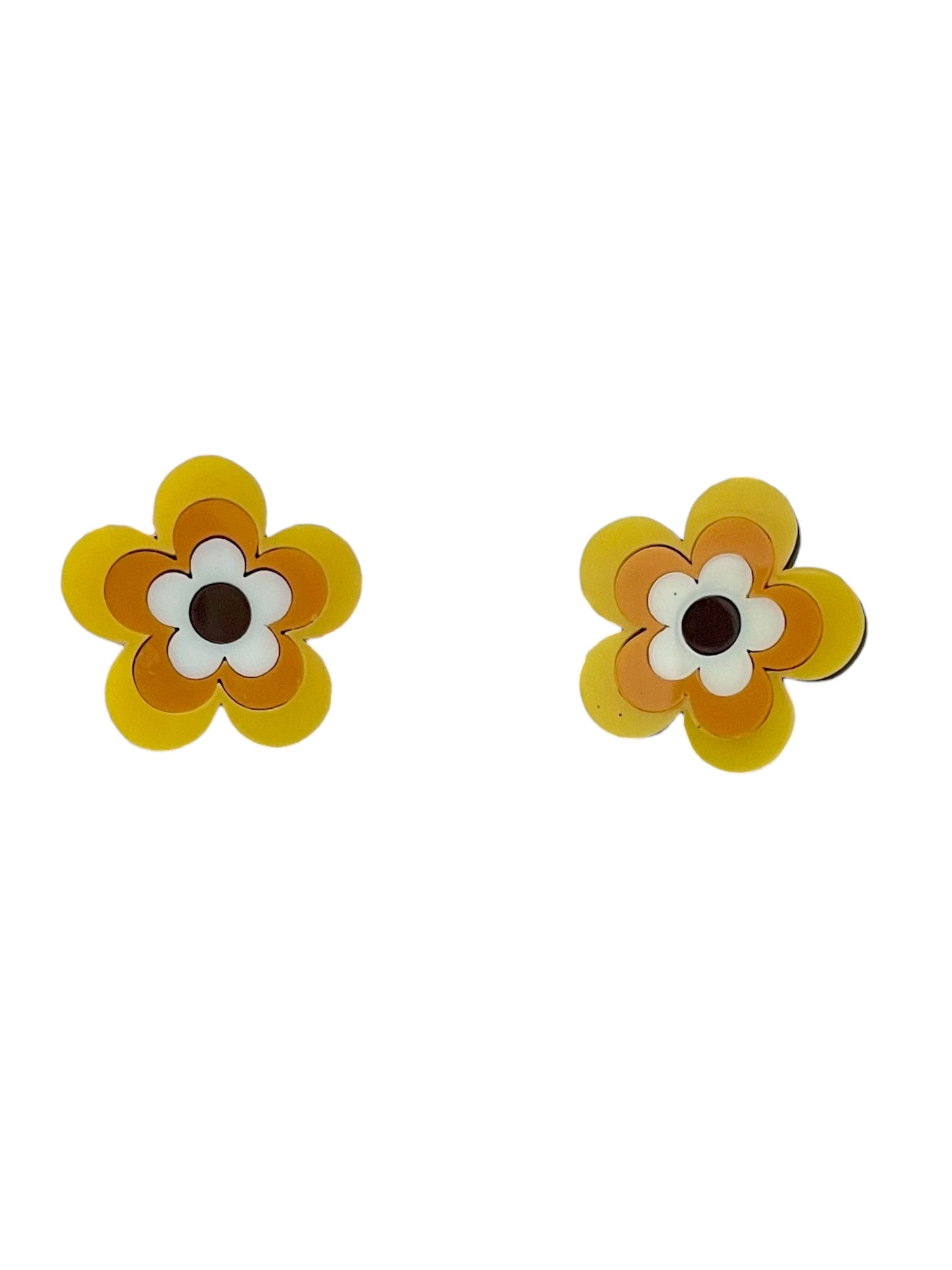 Retro Groovy Flower stud earrings