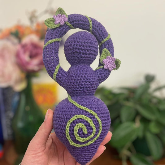 Crochet Purple Goddess Doll