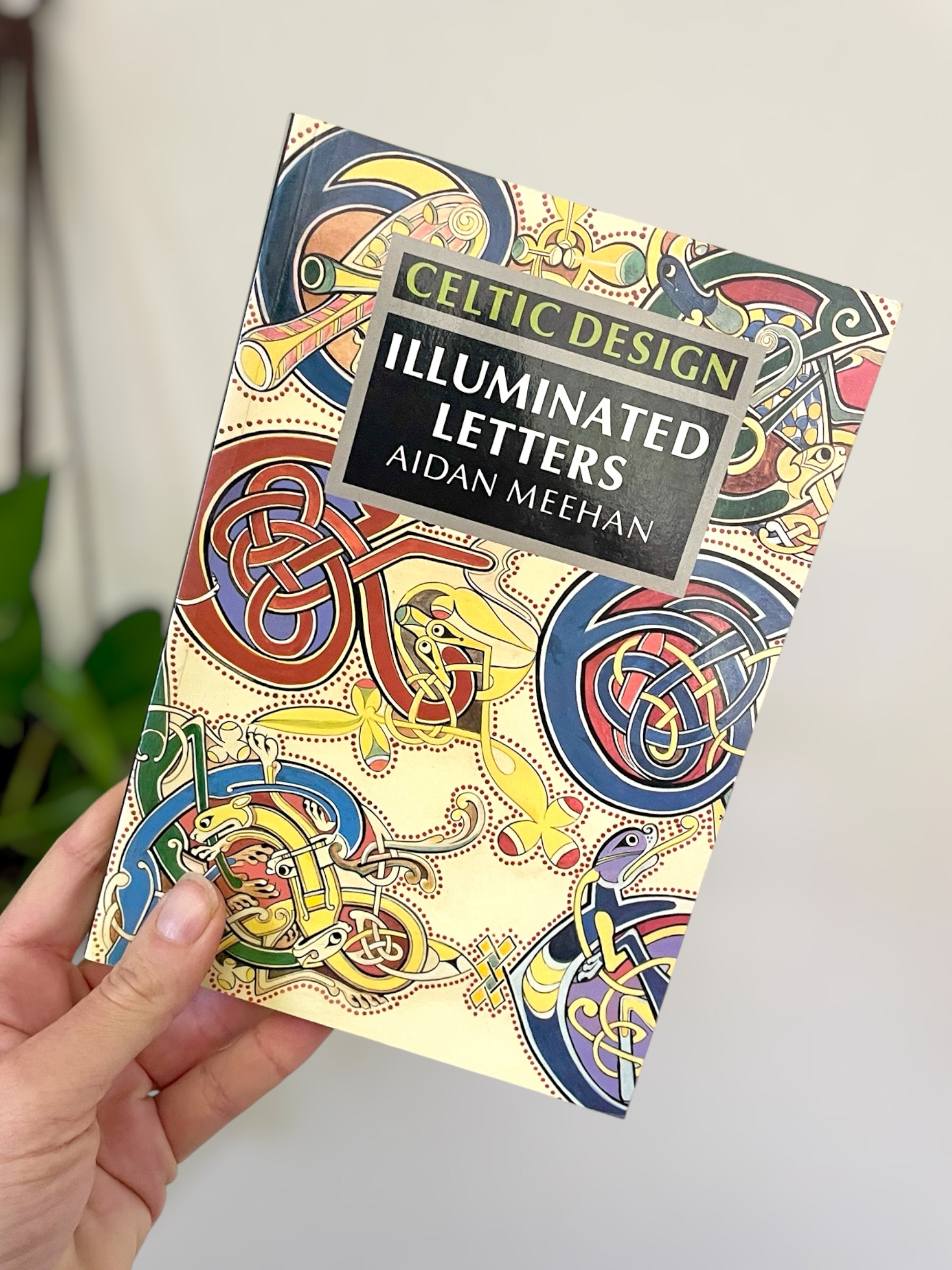 Vintage 1994 Celtic Design: Illuminated Letters Paperback by Aidan Meehan
