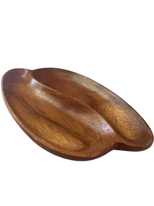 VTG Monkey Pod Wood Sectional Serving Platter