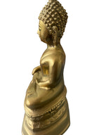 Hollow Brass Buddha Statue 17cm