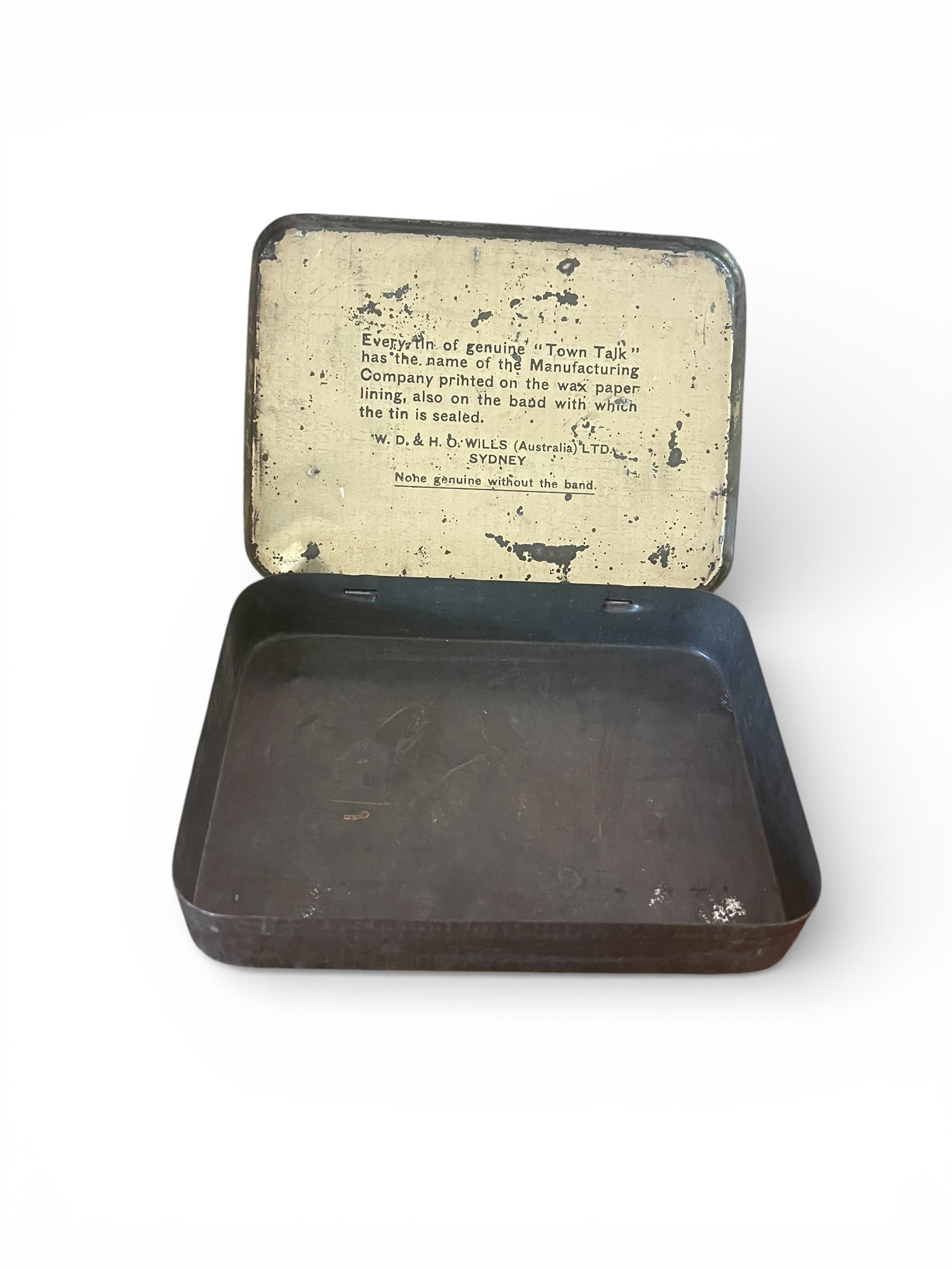 Town Talk Vintage Tobacco Tin