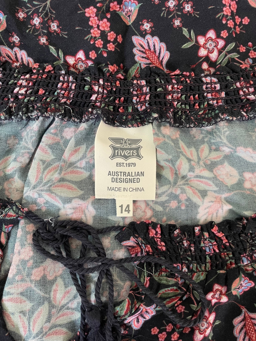 Long Sleeve Boho Mini Dress with floral pattern