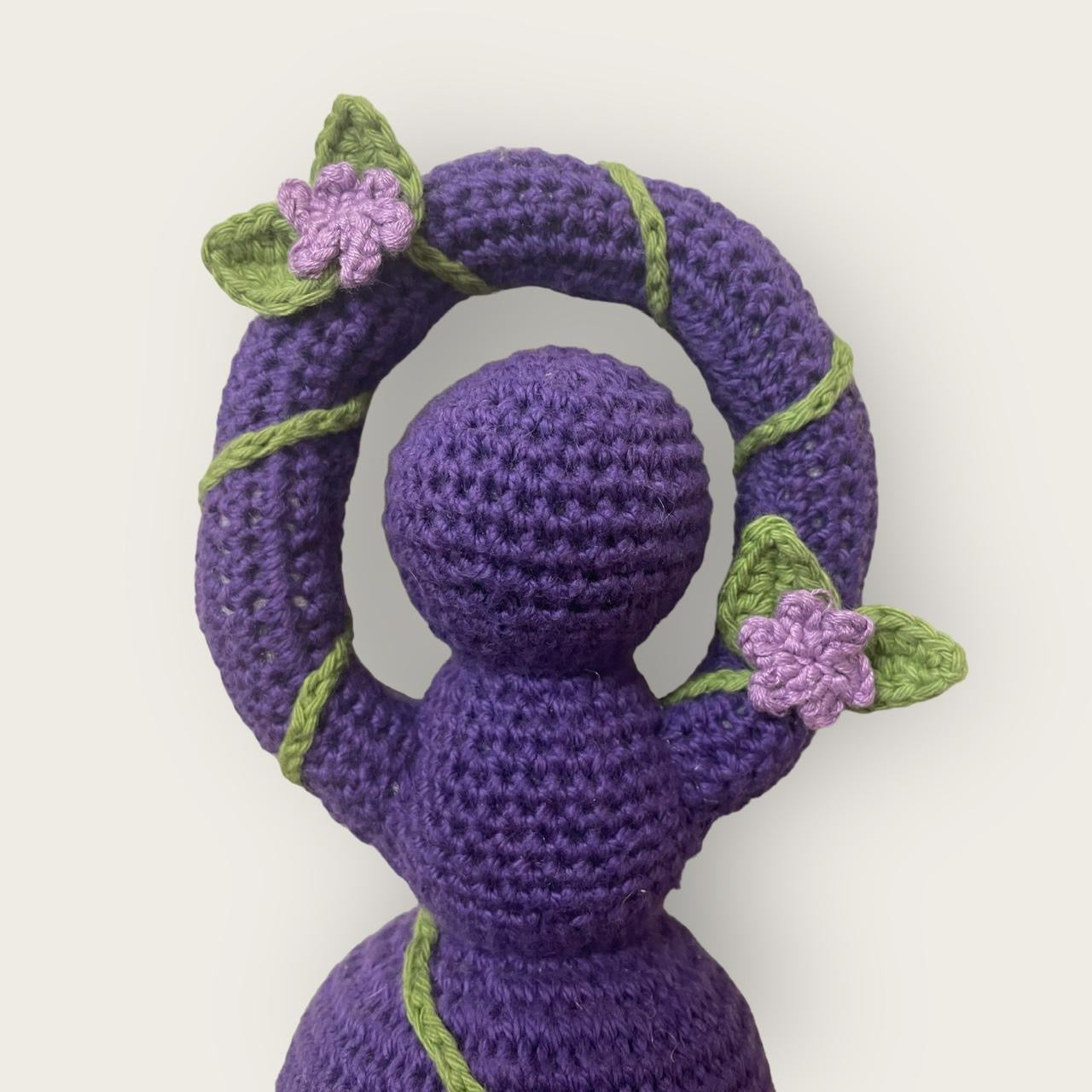 Crochet Purple Goddess Doll