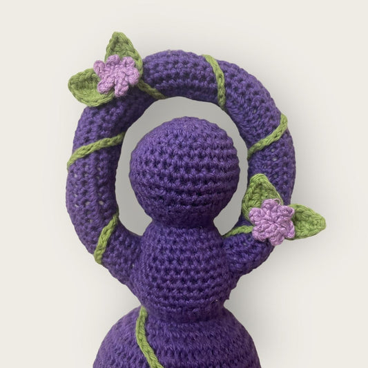 Crochet Purple Goddess Doll