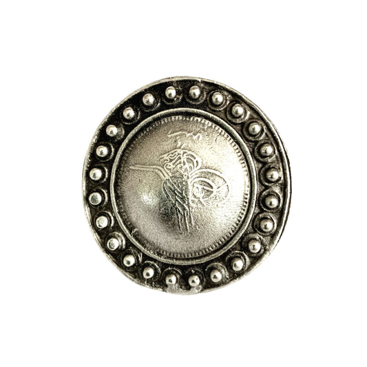 Large circle turkish adjustable chunky ring