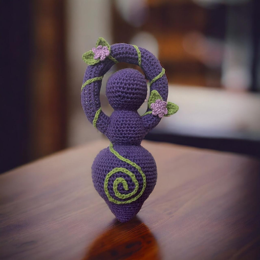 Crochet Purple Goddess Doll